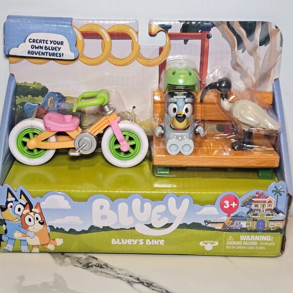 Bluey and Bicycle Figure Vehicle and Figure Pack - Picture 7 of 7
